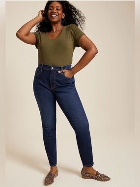 Maurices 18W Reg m jeans high rise sculpt skinny jeans